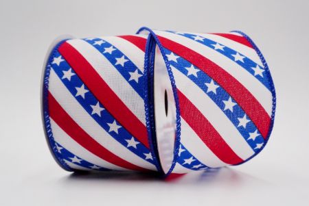 July-4th Celebrate_Matellic woven ribbon_flag of USA